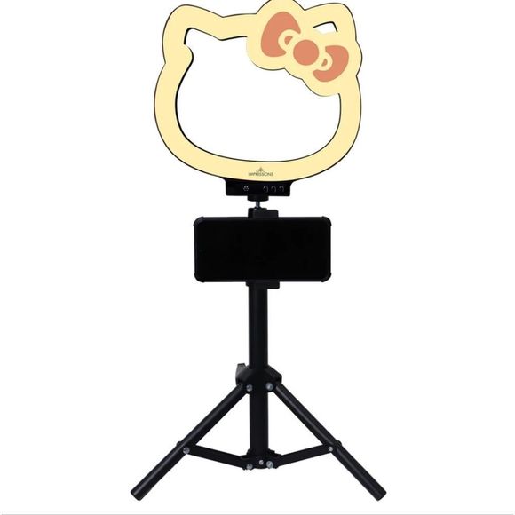 Impressions For Hello Kitty Super Cute 10" RGB Desktop Ring Light w/Tripod - Picture 5 of 14